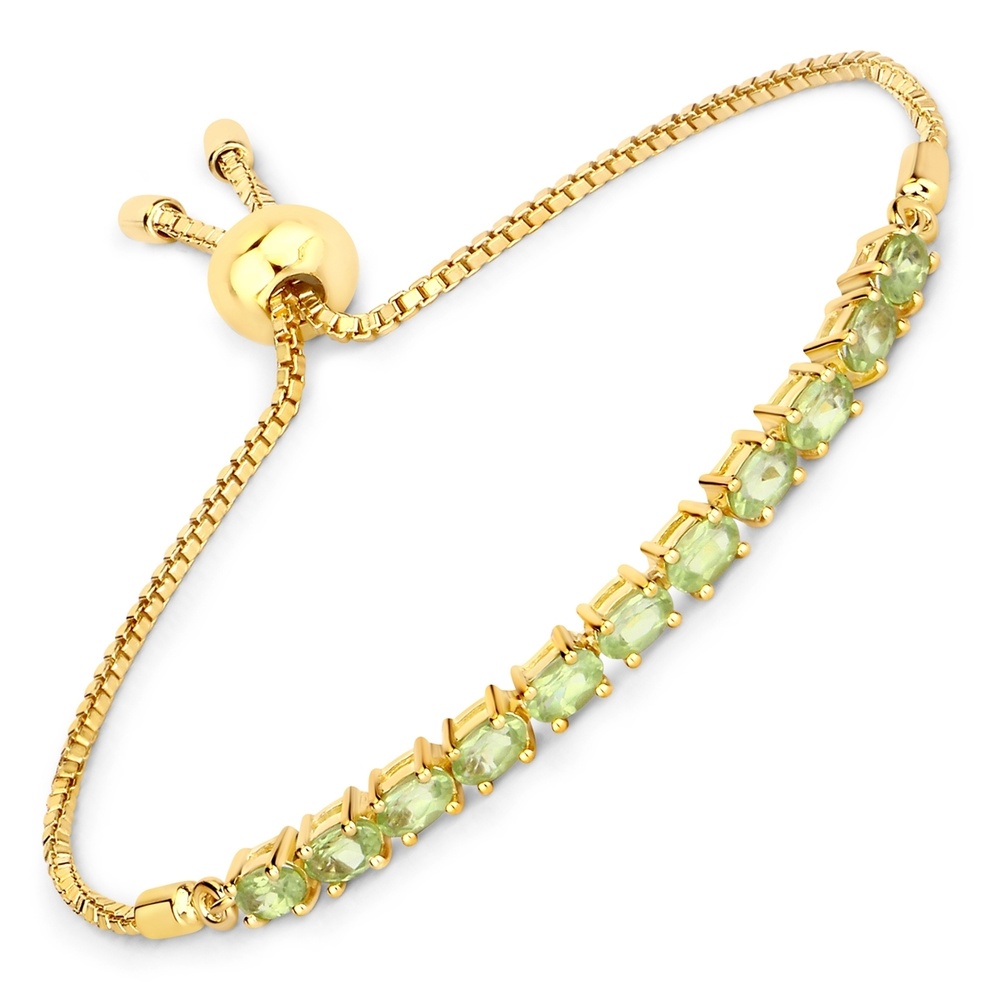 Rafaela Donata Bracelet Argent sterling Vert en Or jaune Bracelet