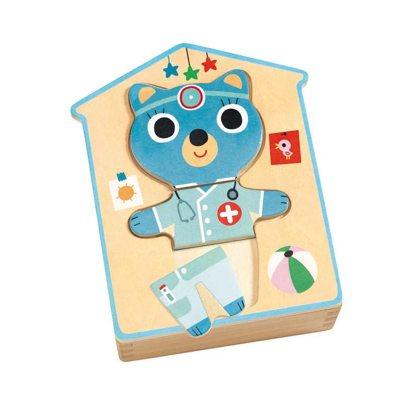 Jeu d'associations Dressup-mix Djeco