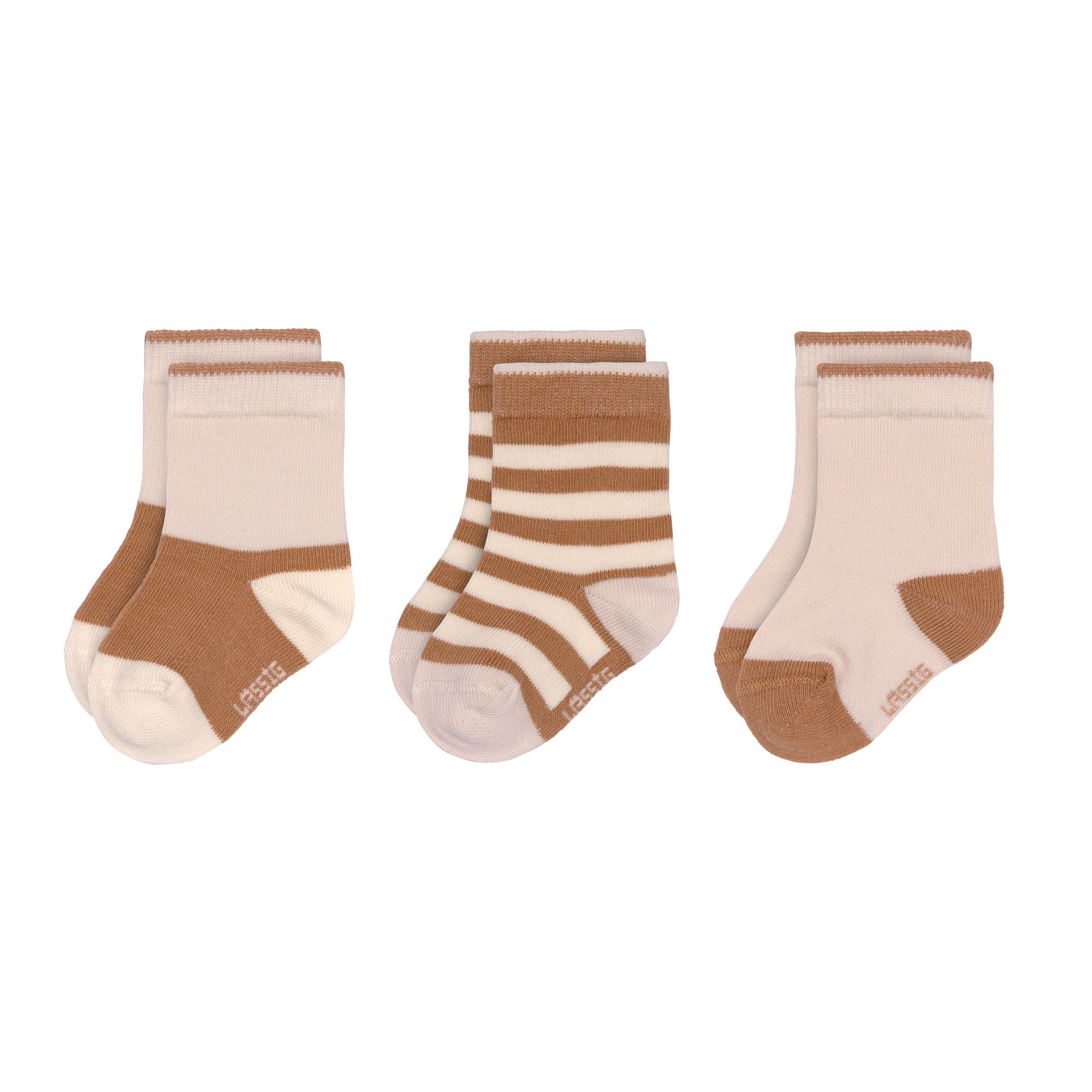 Kinder Socken 3er-Set, Rosa Karamell