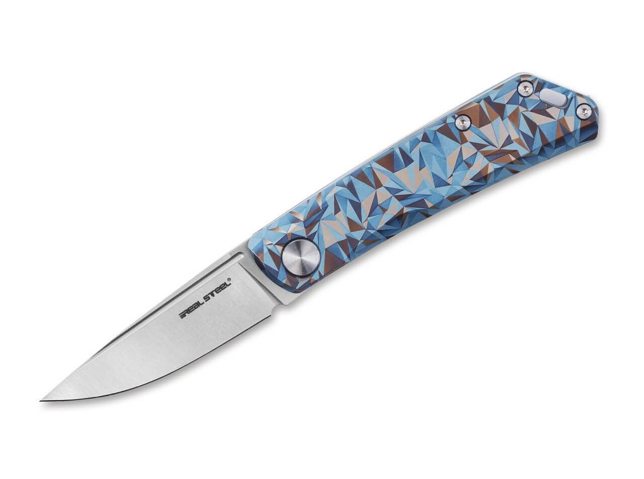 Luna Titanium Blue Geometry