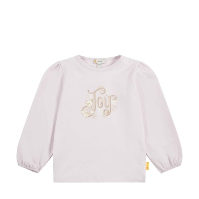 T-Shirt langarm, lila für Mädchen