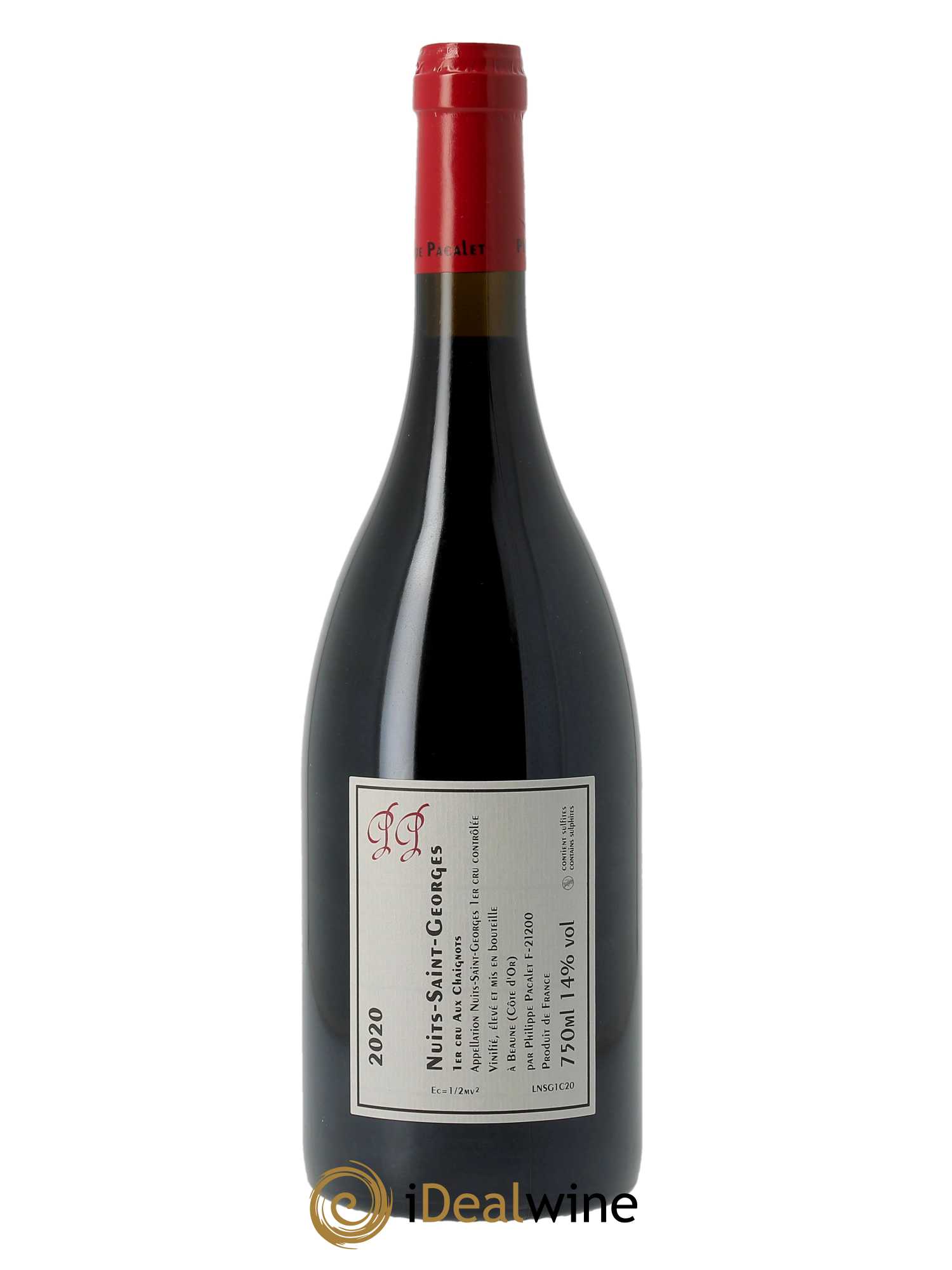 Nuits Saint-Georges 1er Cru Aux Chaignots Philippe Pacalet  2020 - Lot de 1 Bouteille