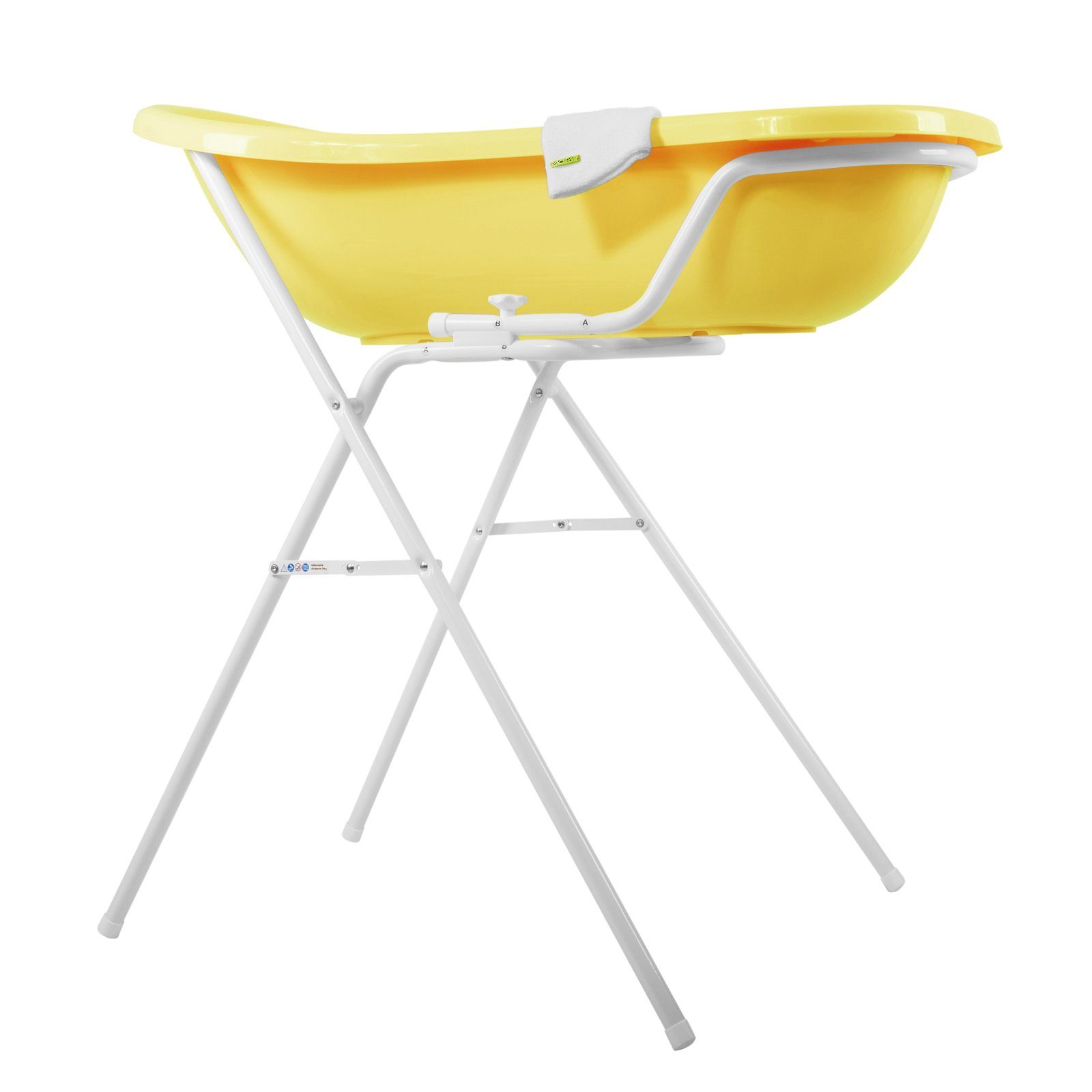 KiNDERWELT Babybadewanne  Winnie Pooh Badewanne + Ständer + Badesitz, (4er Set)