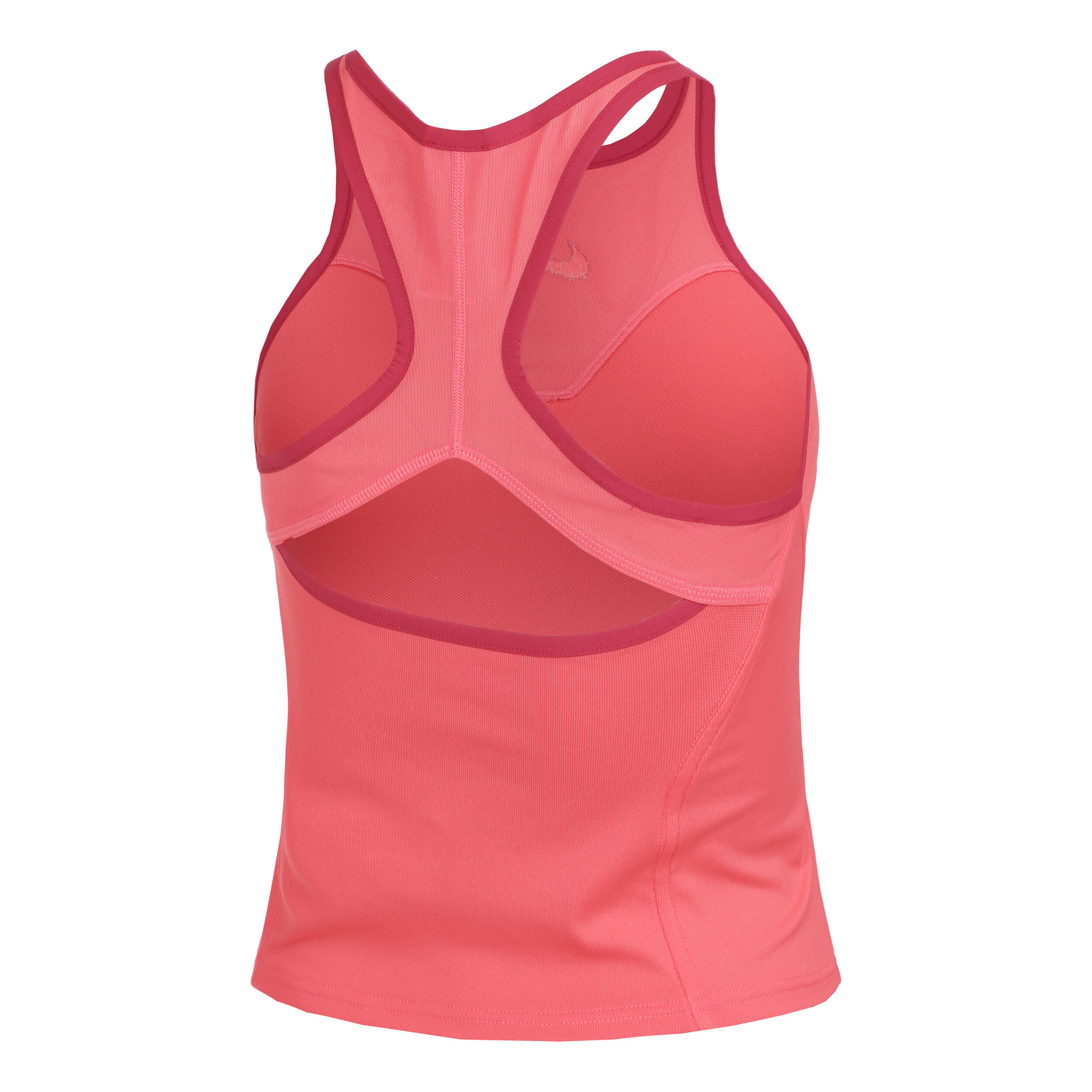 Dri-Fit Court Slam Solid Tank-Top Damen - Koralle, Dunkelrot