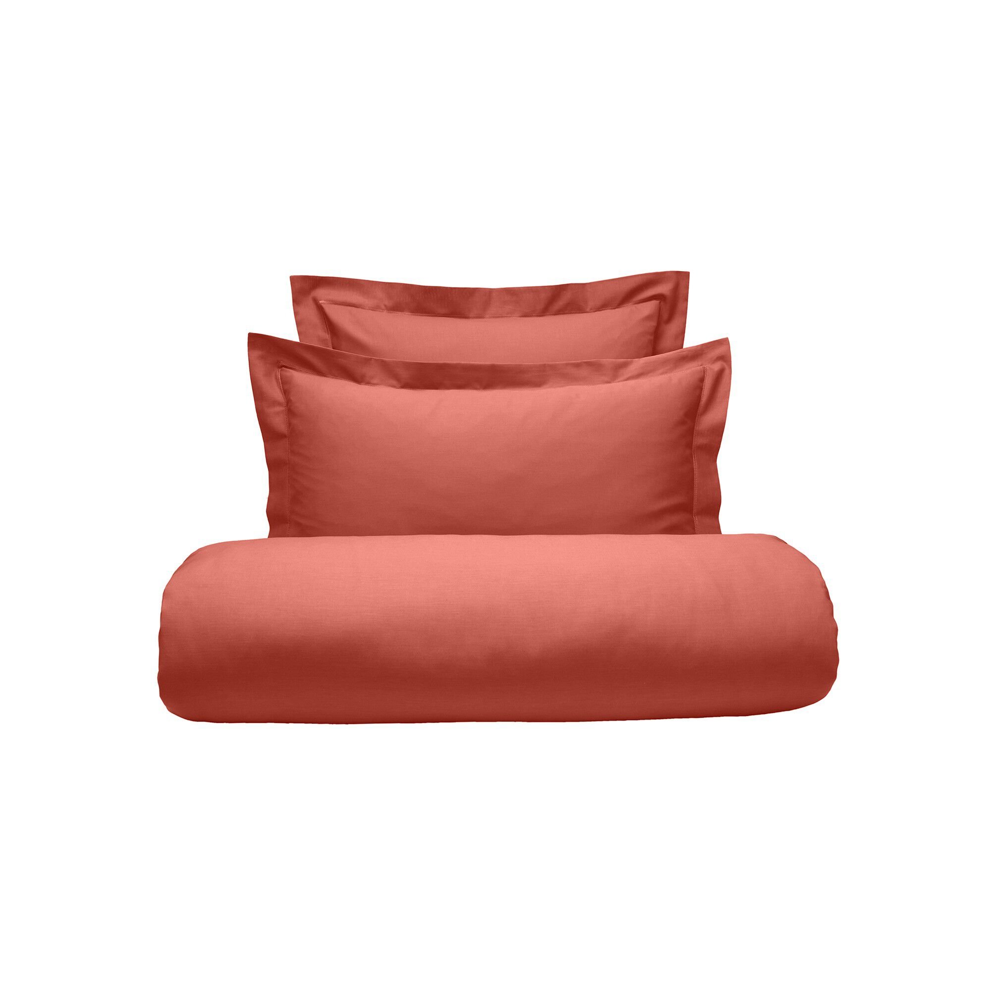 Linge de lit uni polyester-coton Colombine