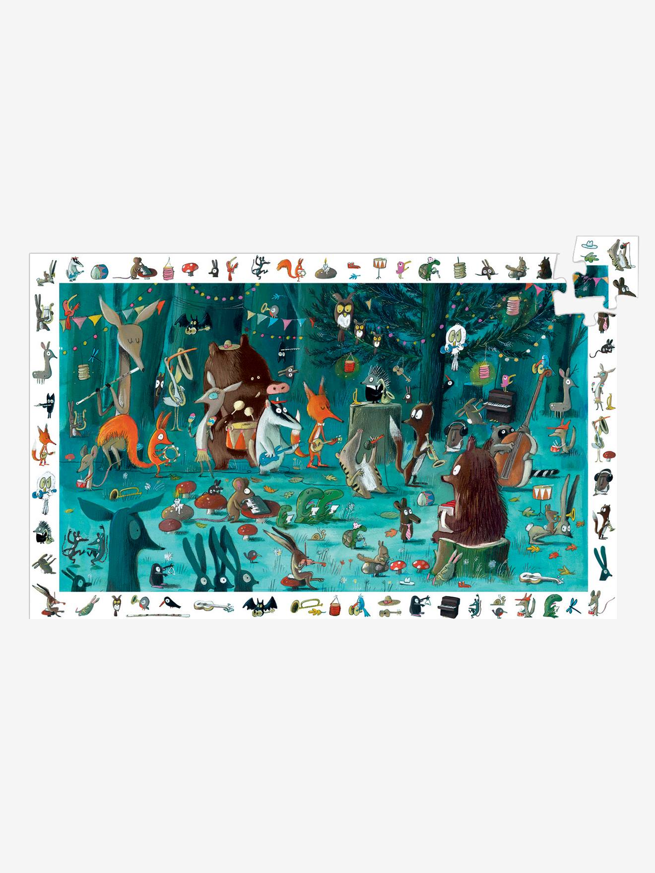 Puzzle observation L’orchestre 35 pièces DJECO multicolore