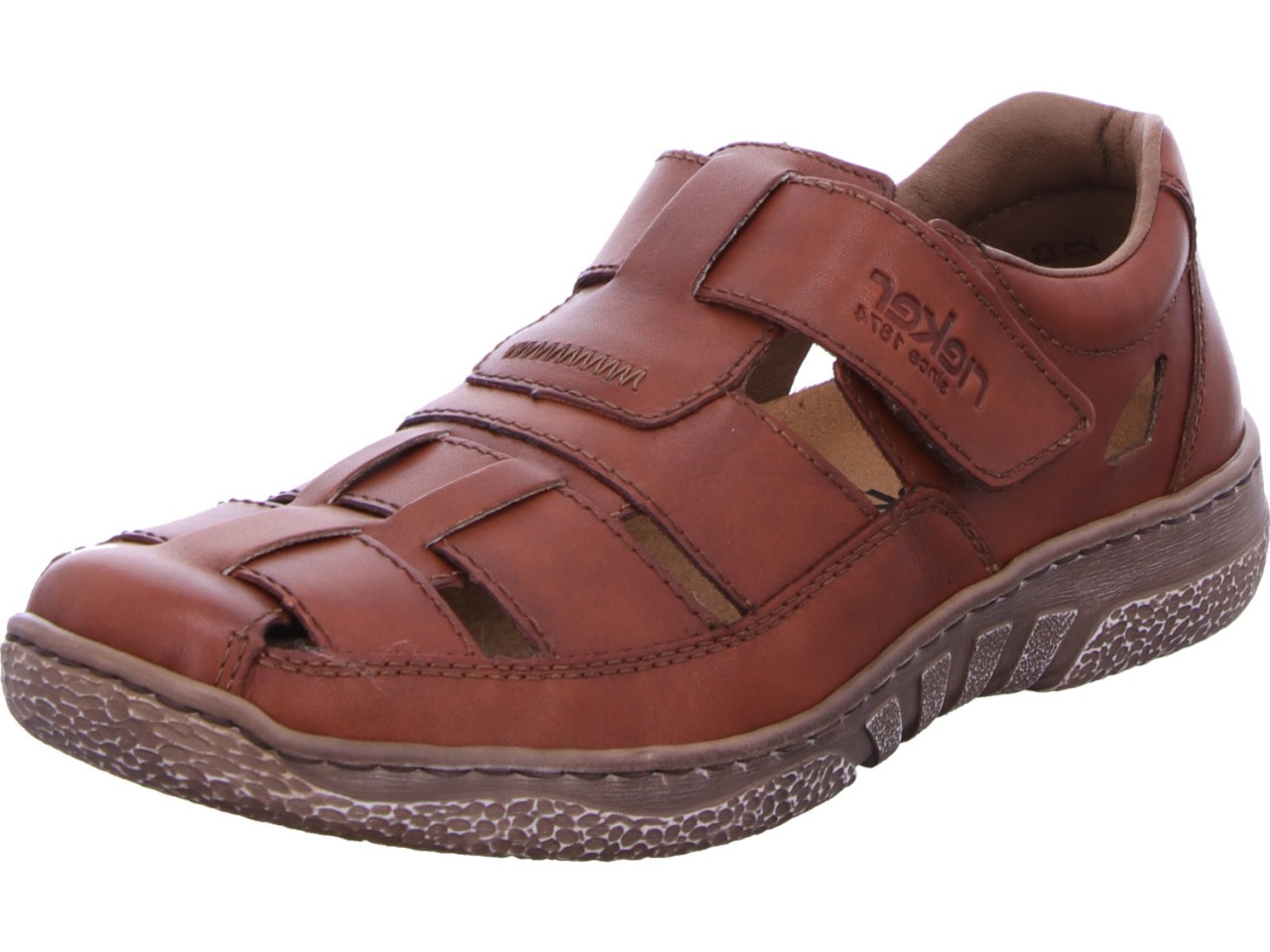RIEKER Komfort Slipper braun