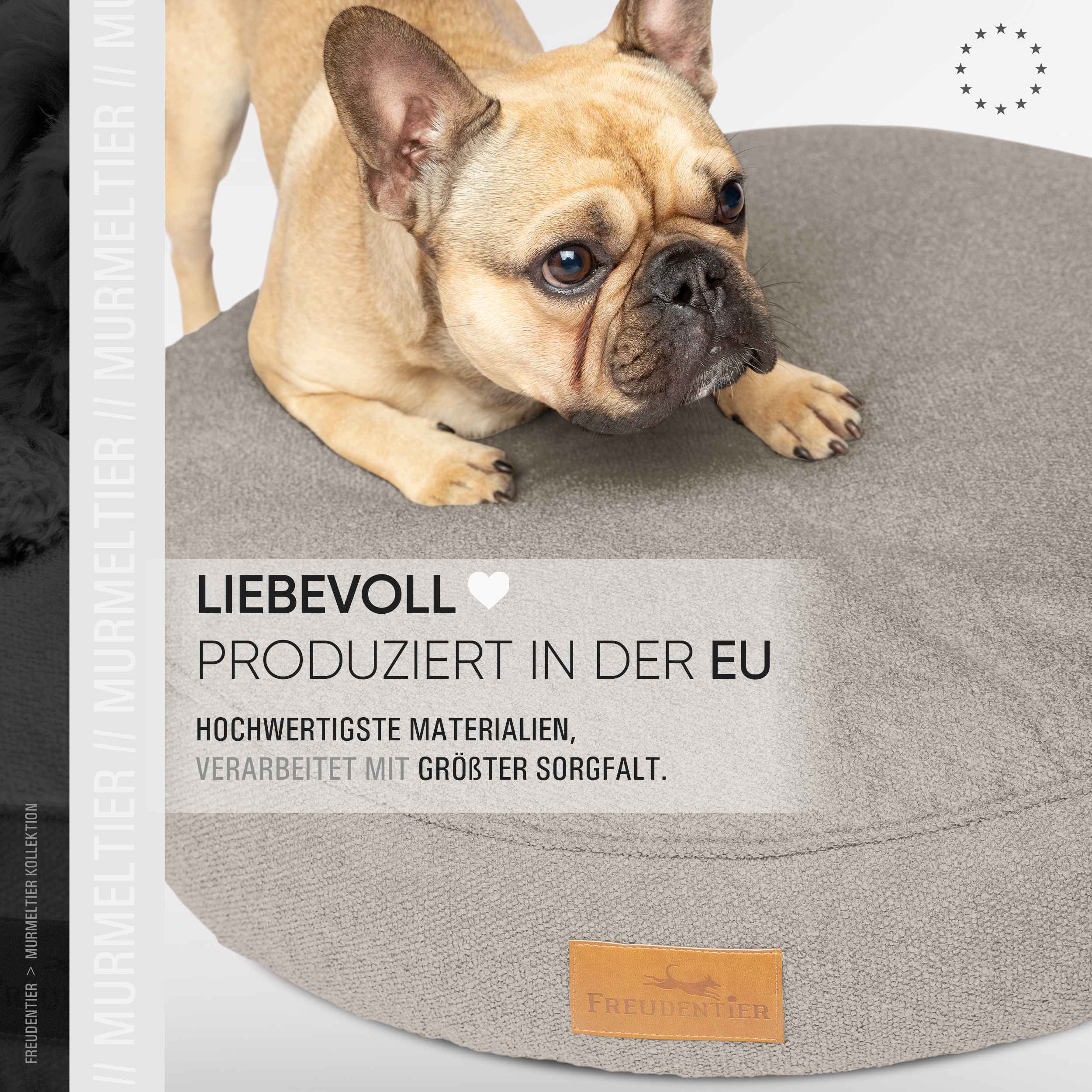 Freudentier Hundebetten Freudentier kuscheliges Hundebett mit Memory Foam