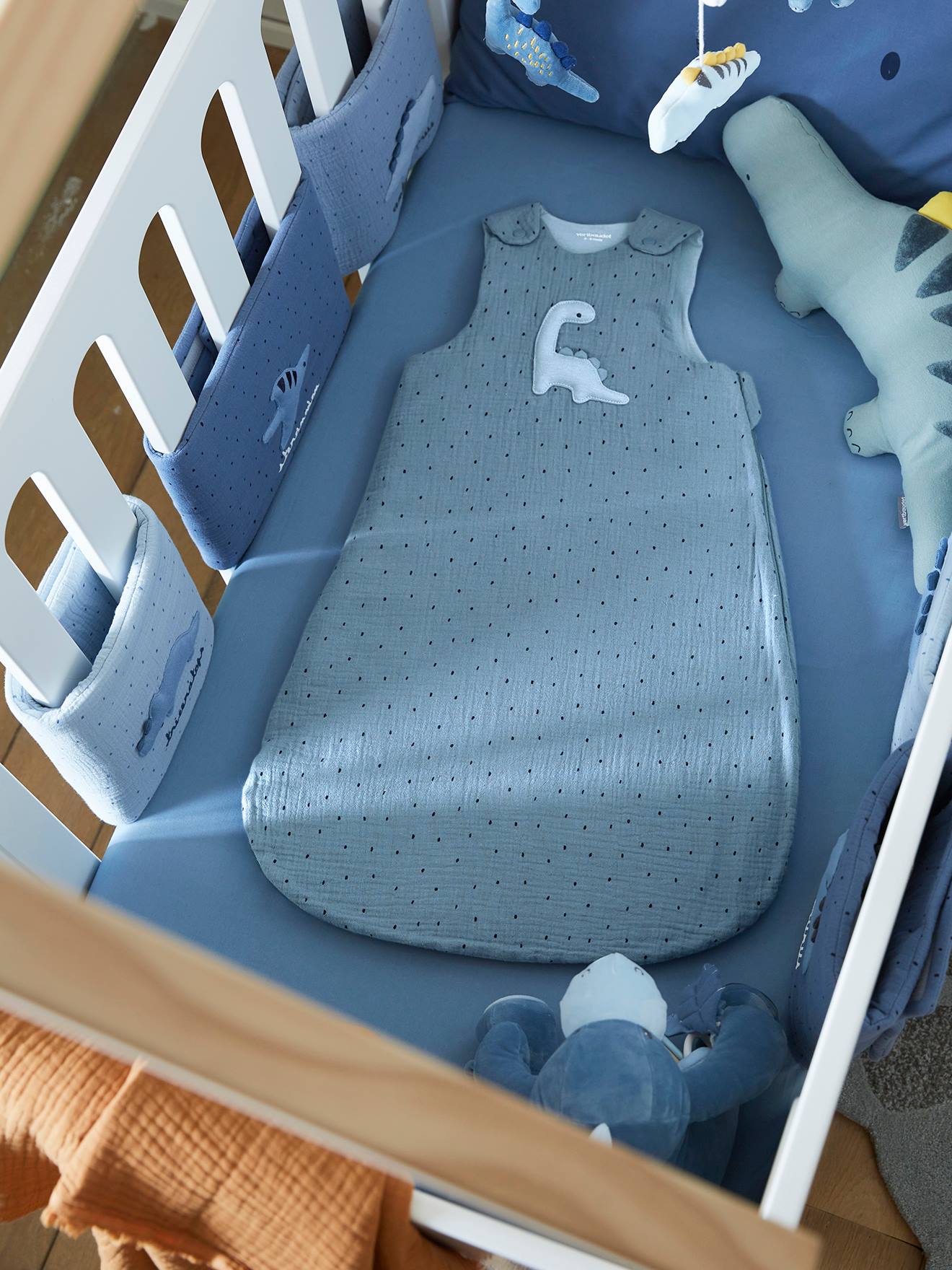 Vertbaudet Baby Sommerschlafsack KLEINER DINO Oeko Tex - mehrfarbig