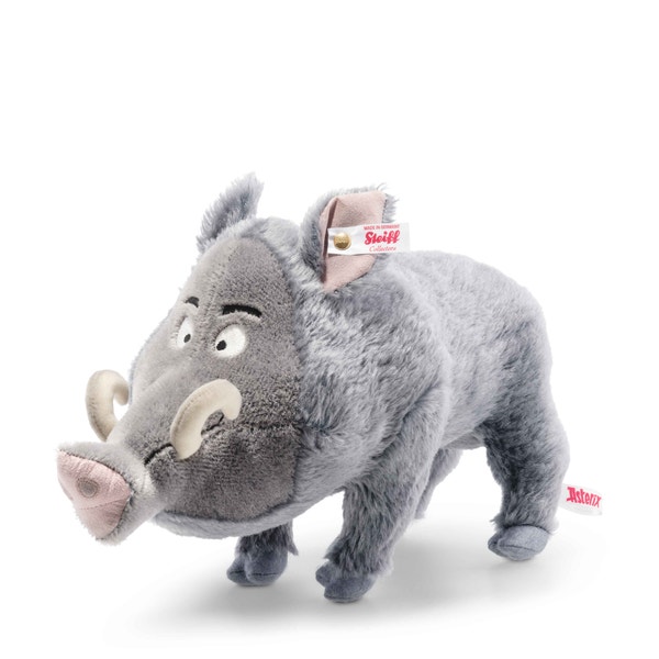Asterix Wildschwein, 33 cm, dunkelgrau