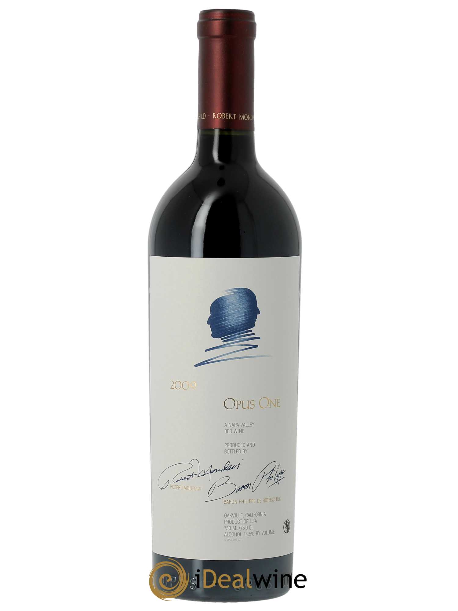 Napa Valley Opus One Robert Mondavi (CBO à partir de 6 BTS) 2009 - Lot de 1 Bouteille