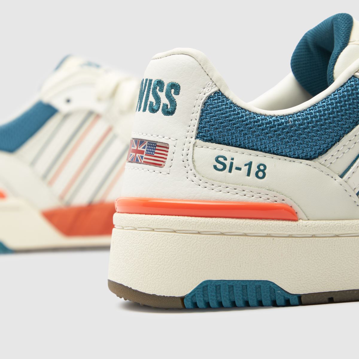 K-SWISS si-18 Rival-sneakers i vitt och blått