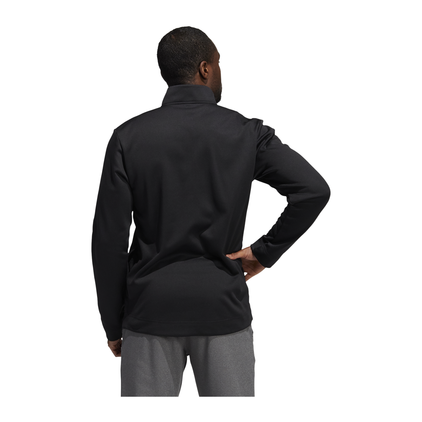 adidas HalfZip Sweatshirt Schwarz Weiss
