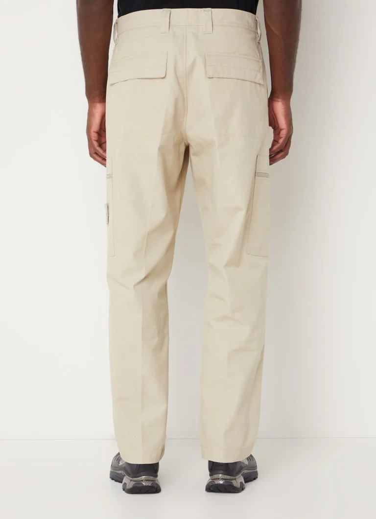 Pantaloni cargo cu croi larg și buzunare laterale Stone Island 319F1