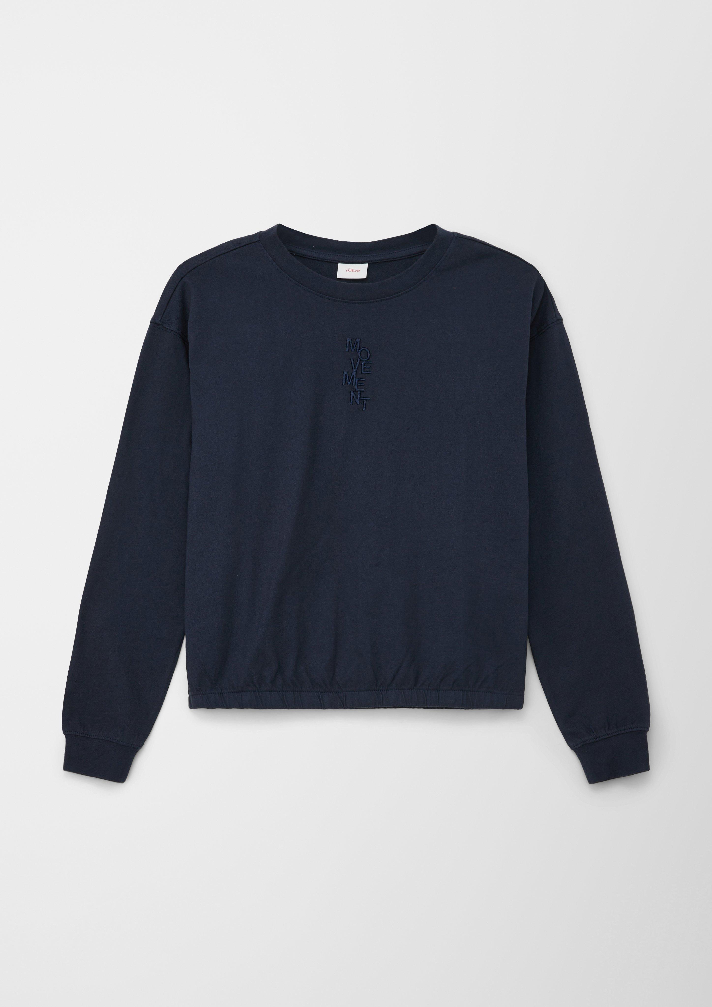 Langarmshirt mit Frontstickerei  2119730-5952