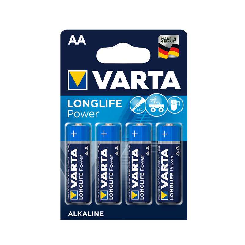 Blister 4 piles AA/LR06 LONGLIFE Power Varta