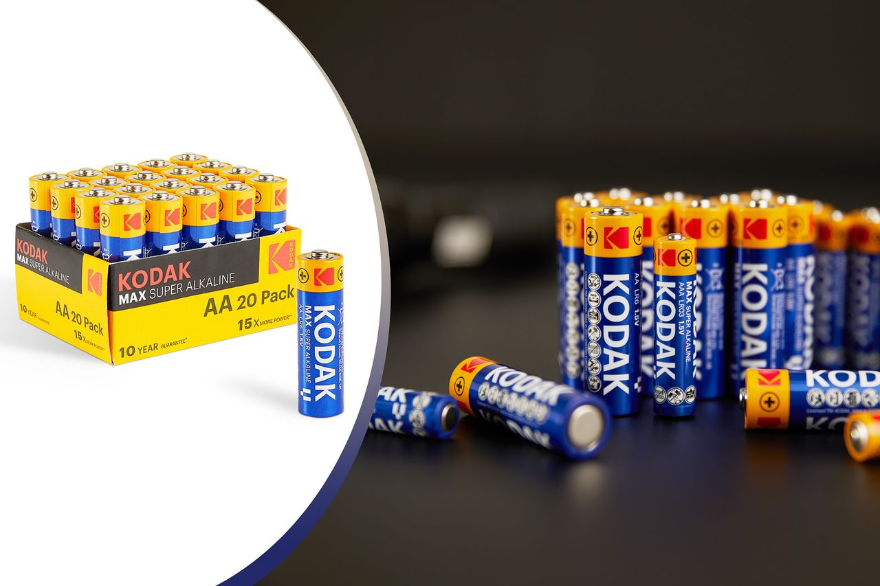 Kodak Kodak MAX Alkaline-Batterien - AA 20er-Pack