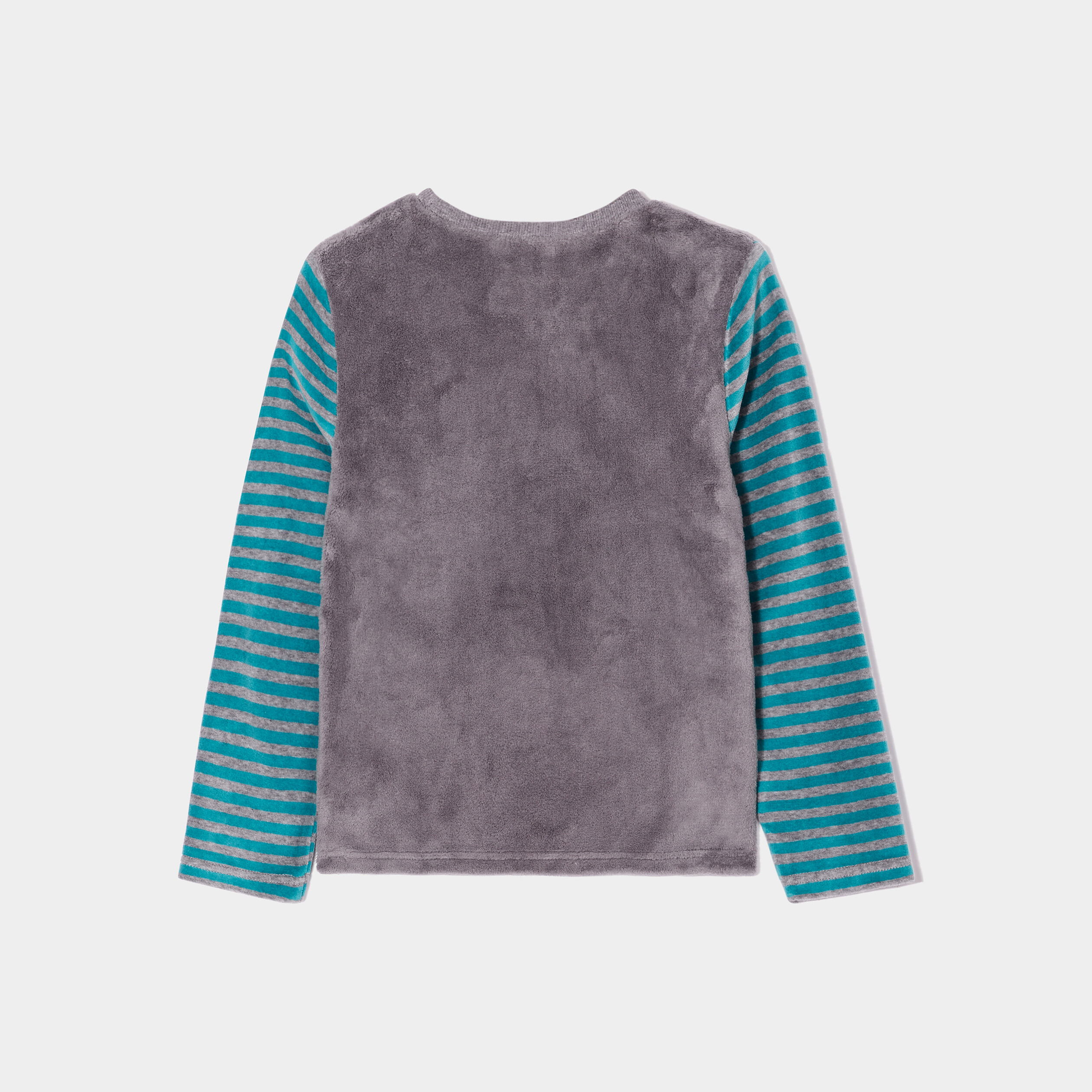 Ensemble pyjama pantalon pilou vert émeraude garçon | La Halle