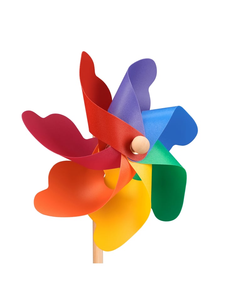 relaxdays 2x Windrad in Bunt - (B)18 x (H)47,5 x (T)8,5 cm günstig kaufen onesize