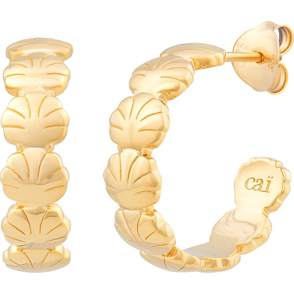 caï Créoles 925 Argent Boucles d'oreilles