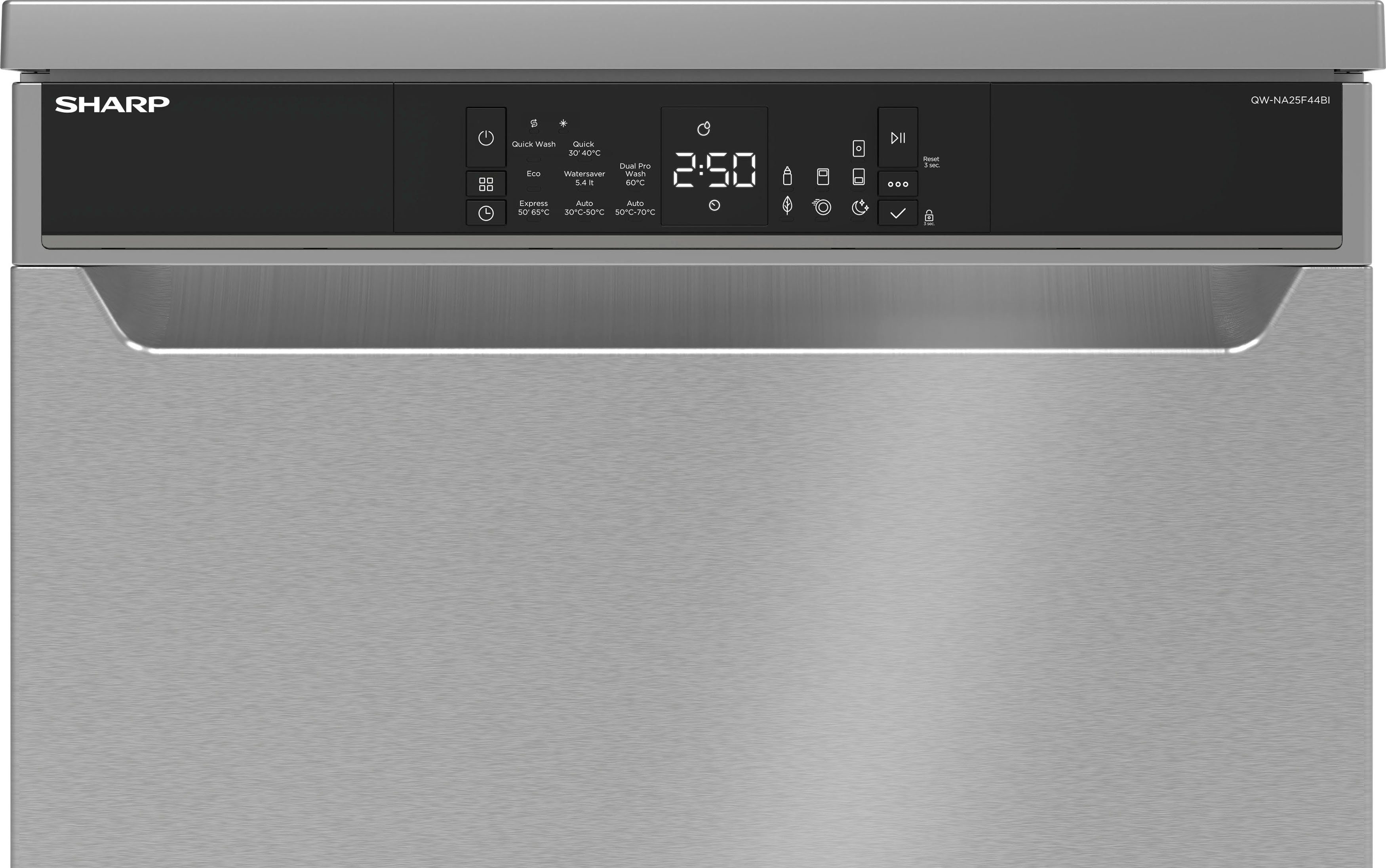 Sharp Standgeschirrspüler, QW-NA25F44BI-DE, 14 Maßgedecke