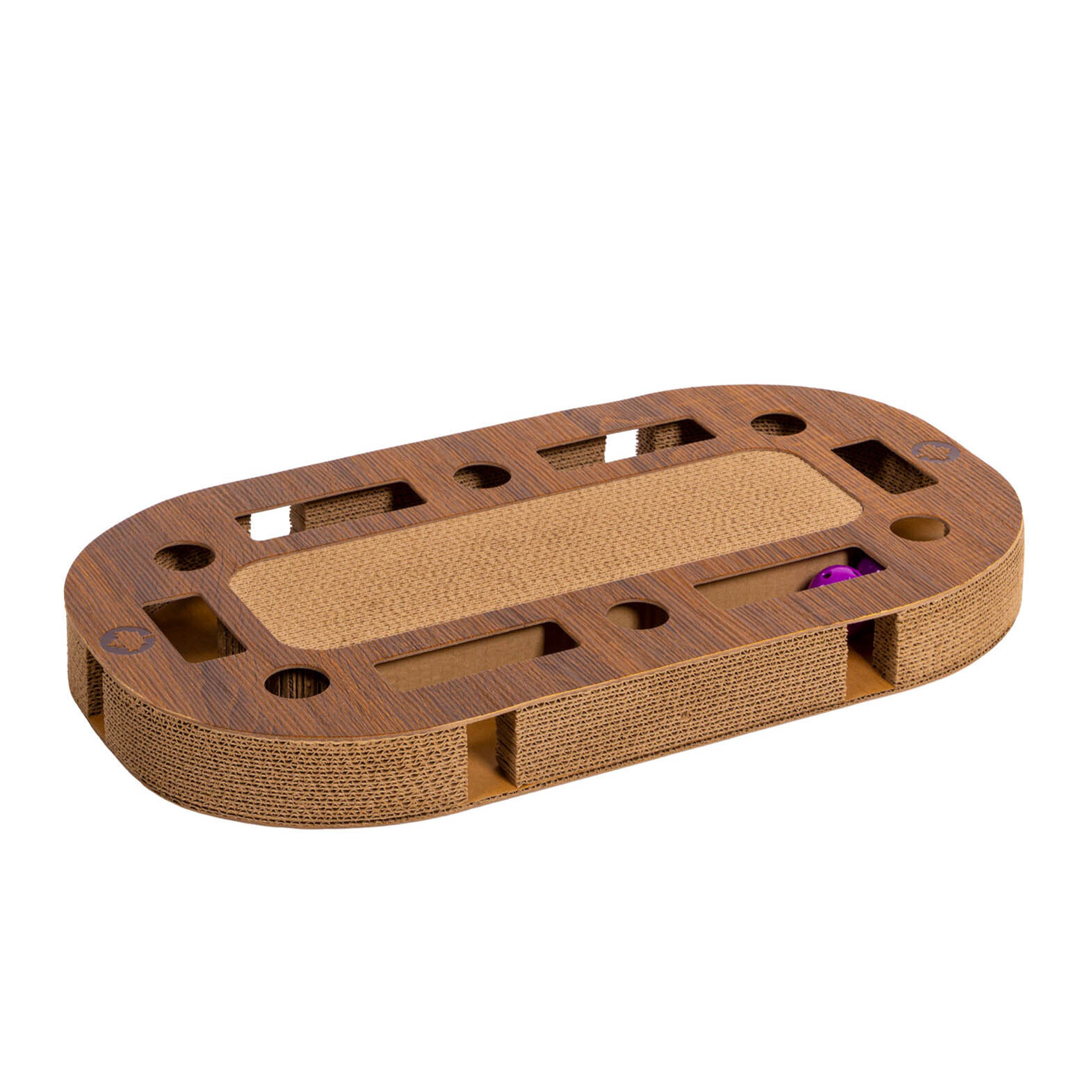 Canadian Cat Company Intelligenzspielzeug Canadian Cat Company Katzenspielplatz PlayPlate L braun