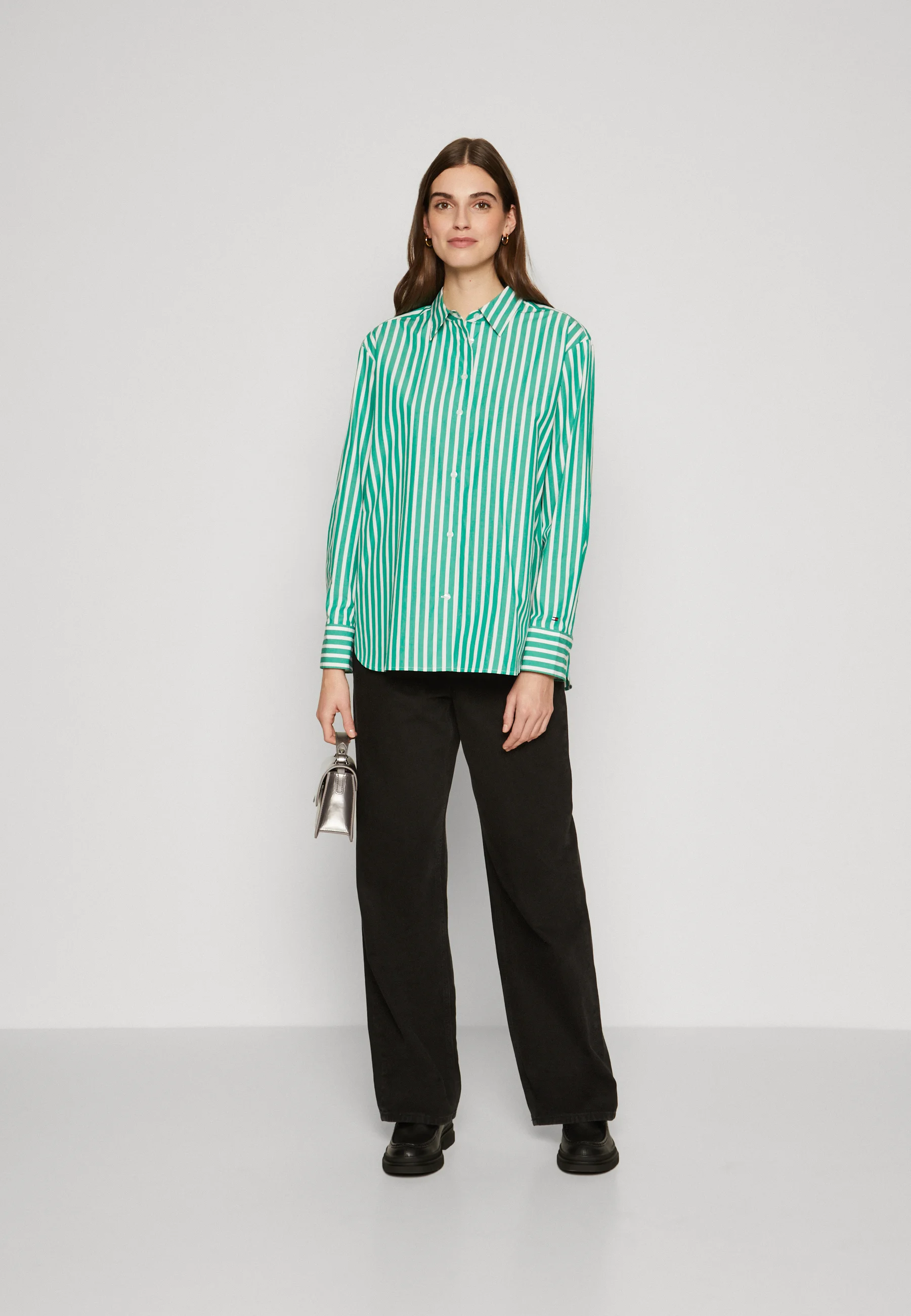 Camisa Tommy Hilfiger de rayas de ajuste fácil - Camisa