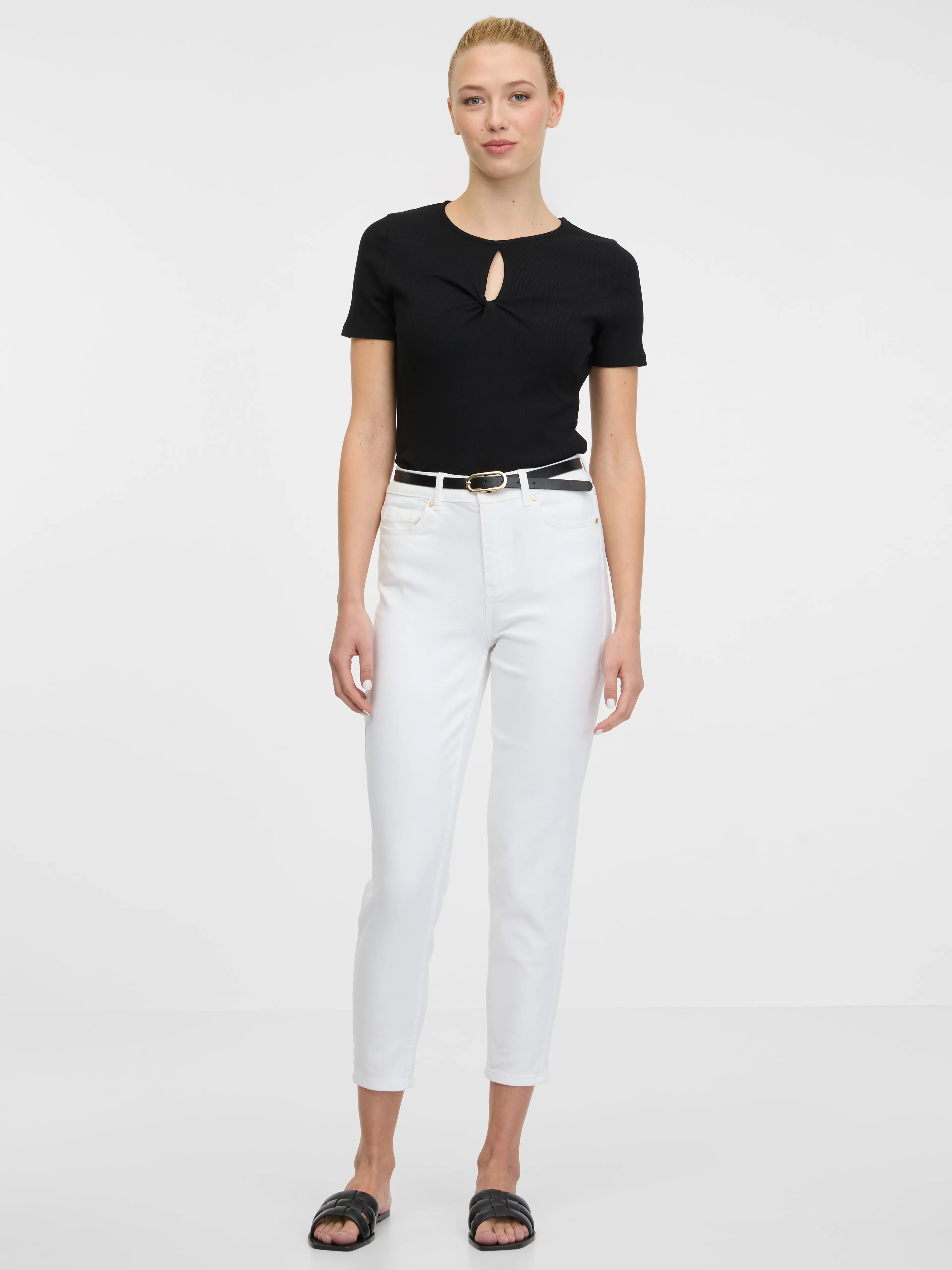 Schwarzes Damen T-Shirt ORSAY