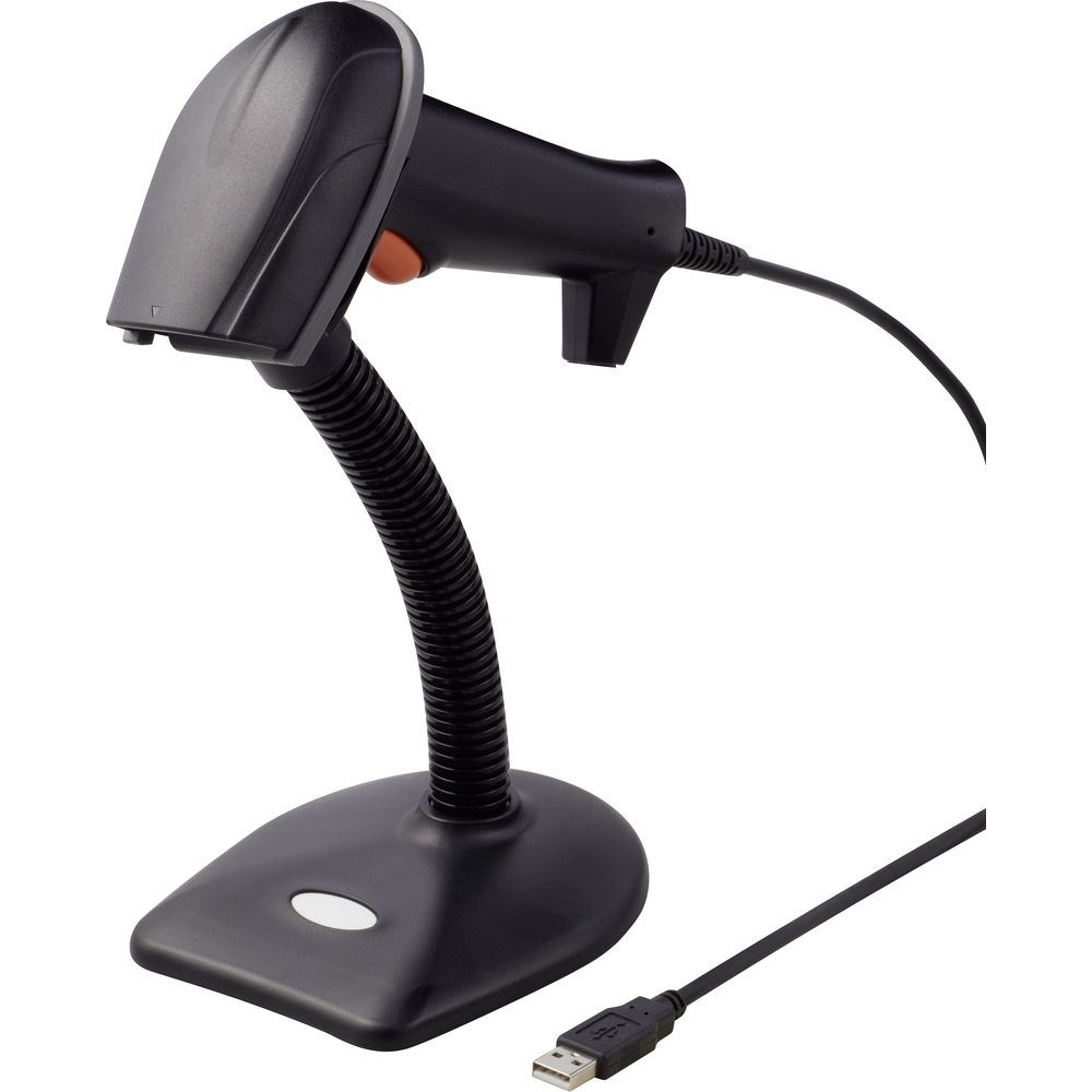 Renkforce Renkforce 2D Barcode-Scanner Kabelgebunden 1D, 2D Laser Schwarz Hand- Scanner