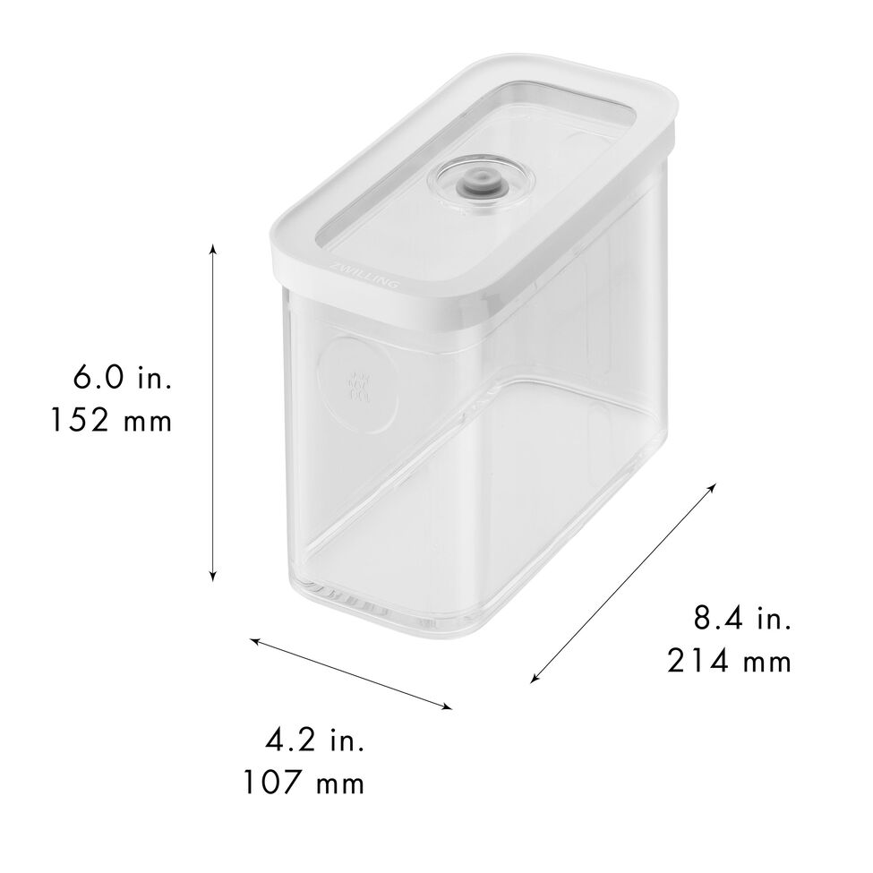 CUBE Box 2M, Transparent-Weiß
