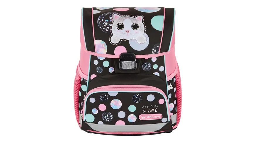 herlitz Schulranzen-Set Loop Plus Cute Cat 5teilig