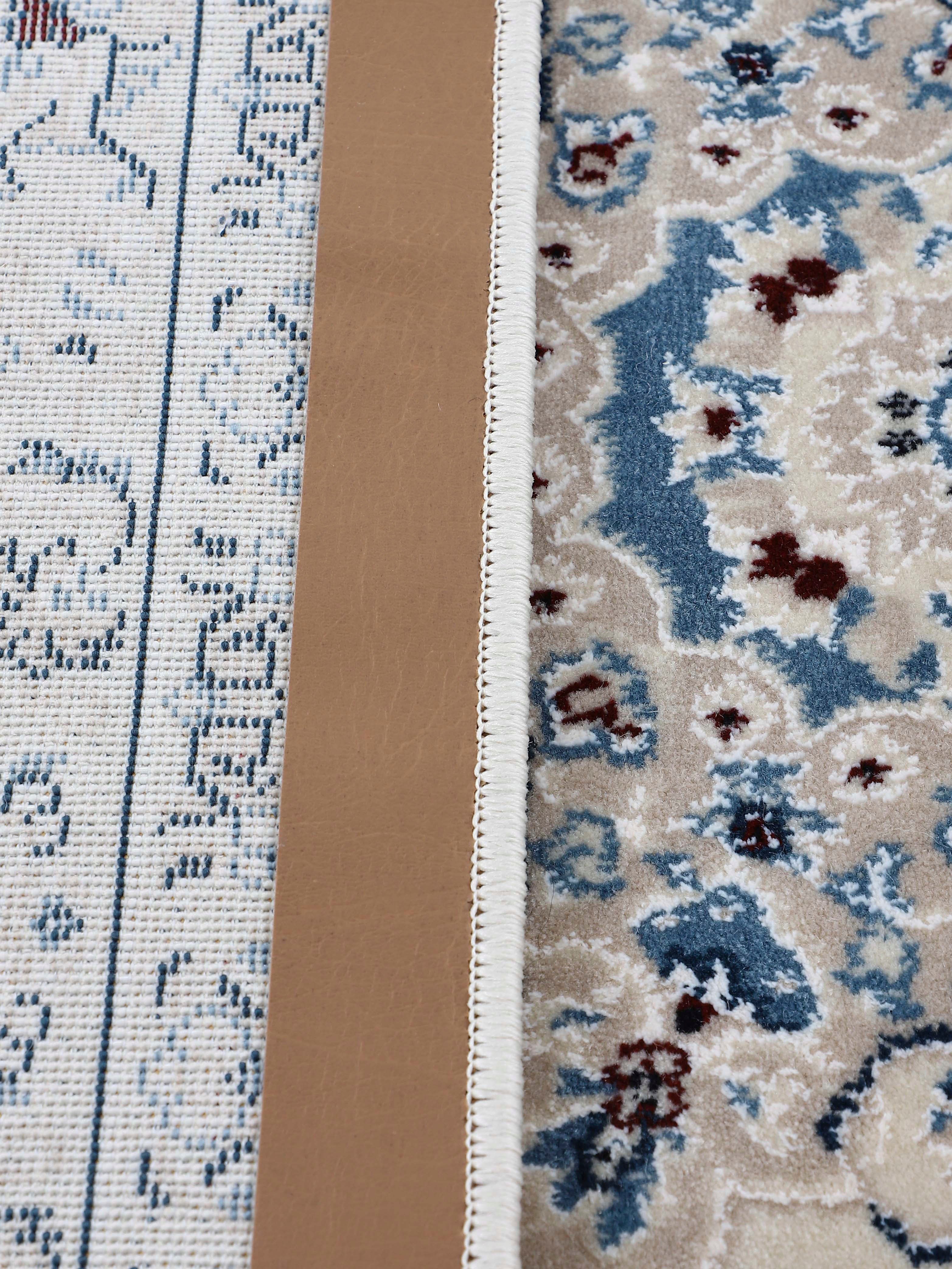 Teppich Nain Diane, carpetfine, rund, Höhe: 8 mm, Kurzflorteppich, Orient Look