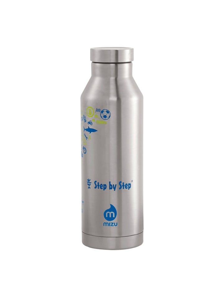 Step by Step Trinkflasche, Edelstahl, 0,5 l in Blue & Yellow günstig kaufen 22,5