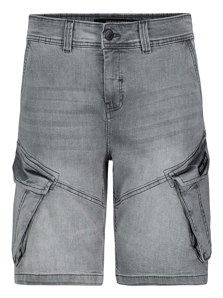Authentic Style Jeans-Cargobermudas in Grau günstig kaufen