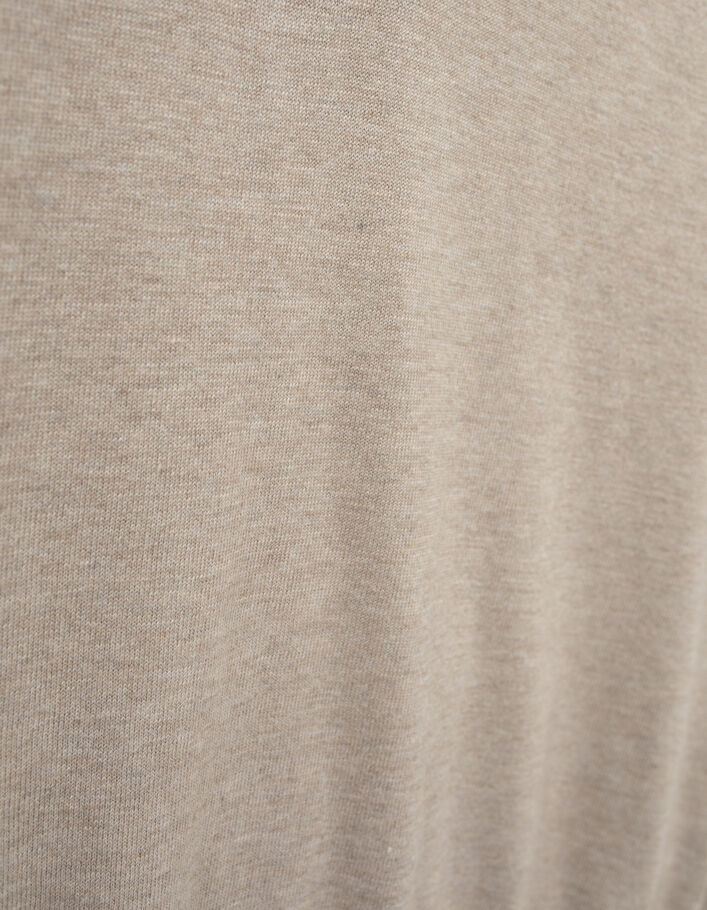 Polo vison bi-matière Interlock au dos Homme