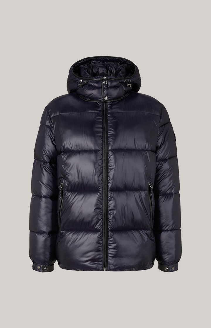 Steppjacke Ambro mit Kapuze in Dunkelblau