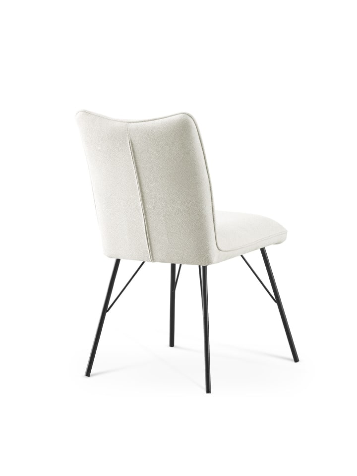 B&D Home 2er-Set: Esszimmerstuhl NELE in Creme - (B)49 x (H)85 x (T)61,5 cm günstig kaufen onesize