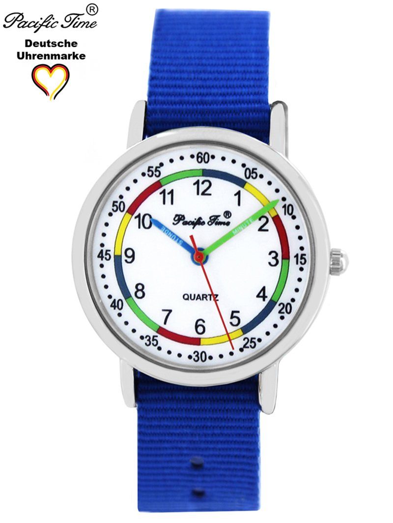 Pacific Time Quarzuhr Kinder Armbanduhr First Lernuhr Wechselarmband, Mix und Match Design - Gratis Versand
