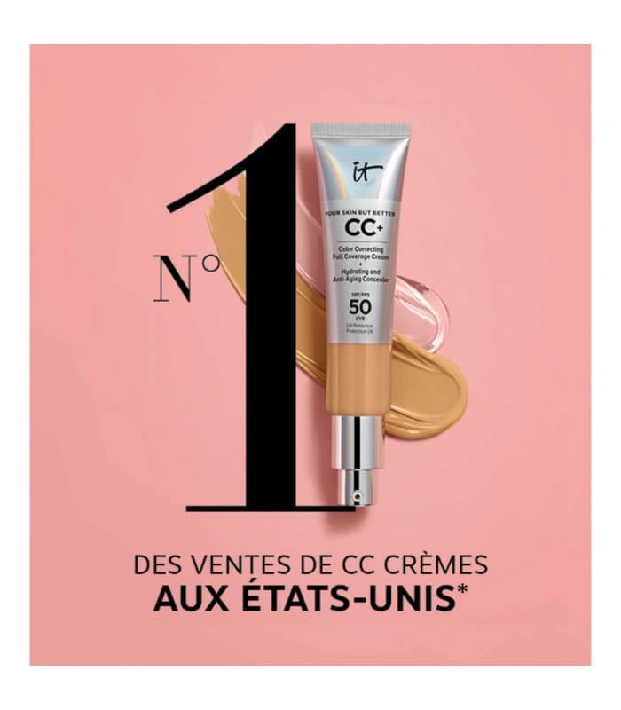 IT COSMETICS-YOUR SKIN BUT BETTER CC+ CREAM-Mini CC Crème Correctrice Haute Couvrance