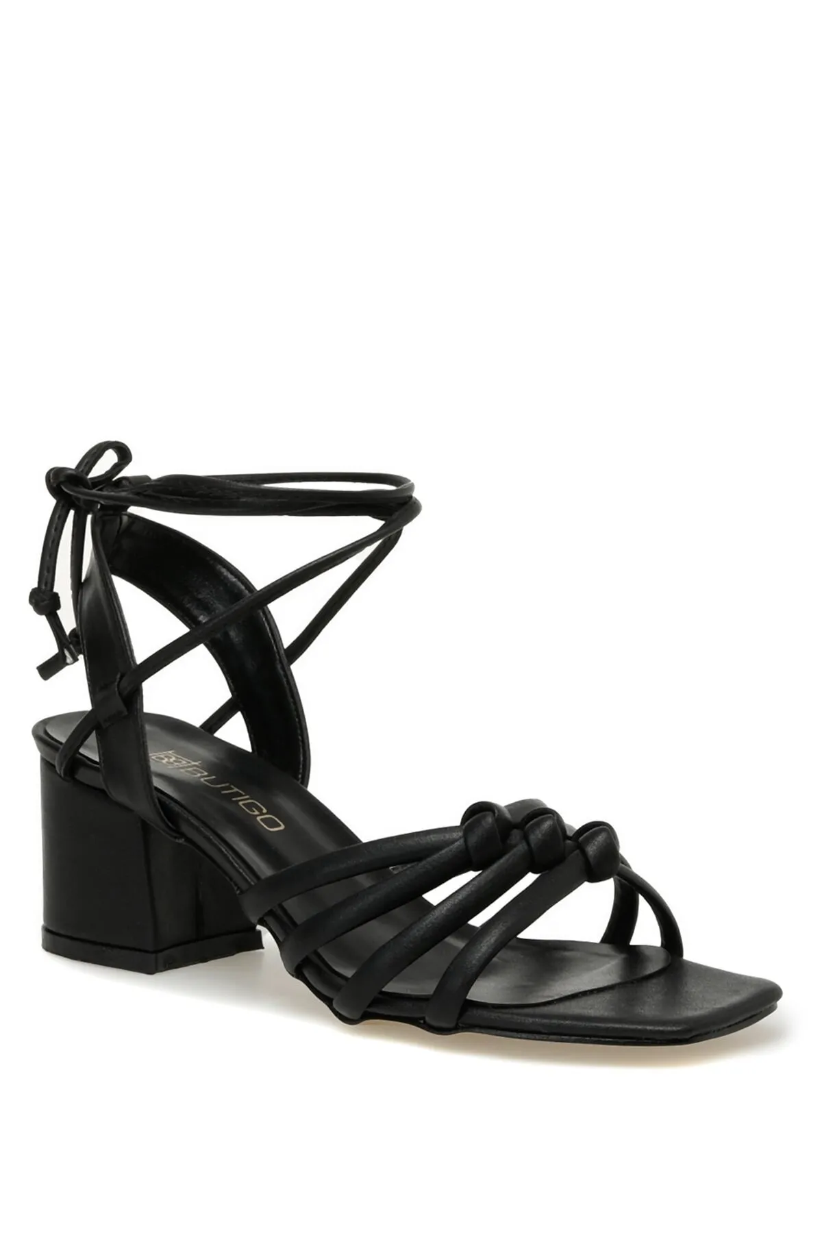 Butigo  Sandalette - Schwarz - Blockabsatz
