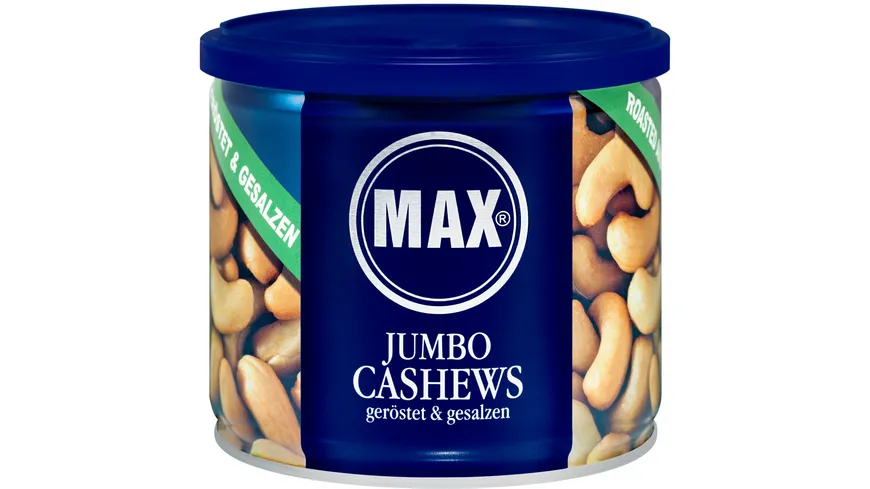 MAX Jumbo Cashews Geröstet & Gesalzen 225 g