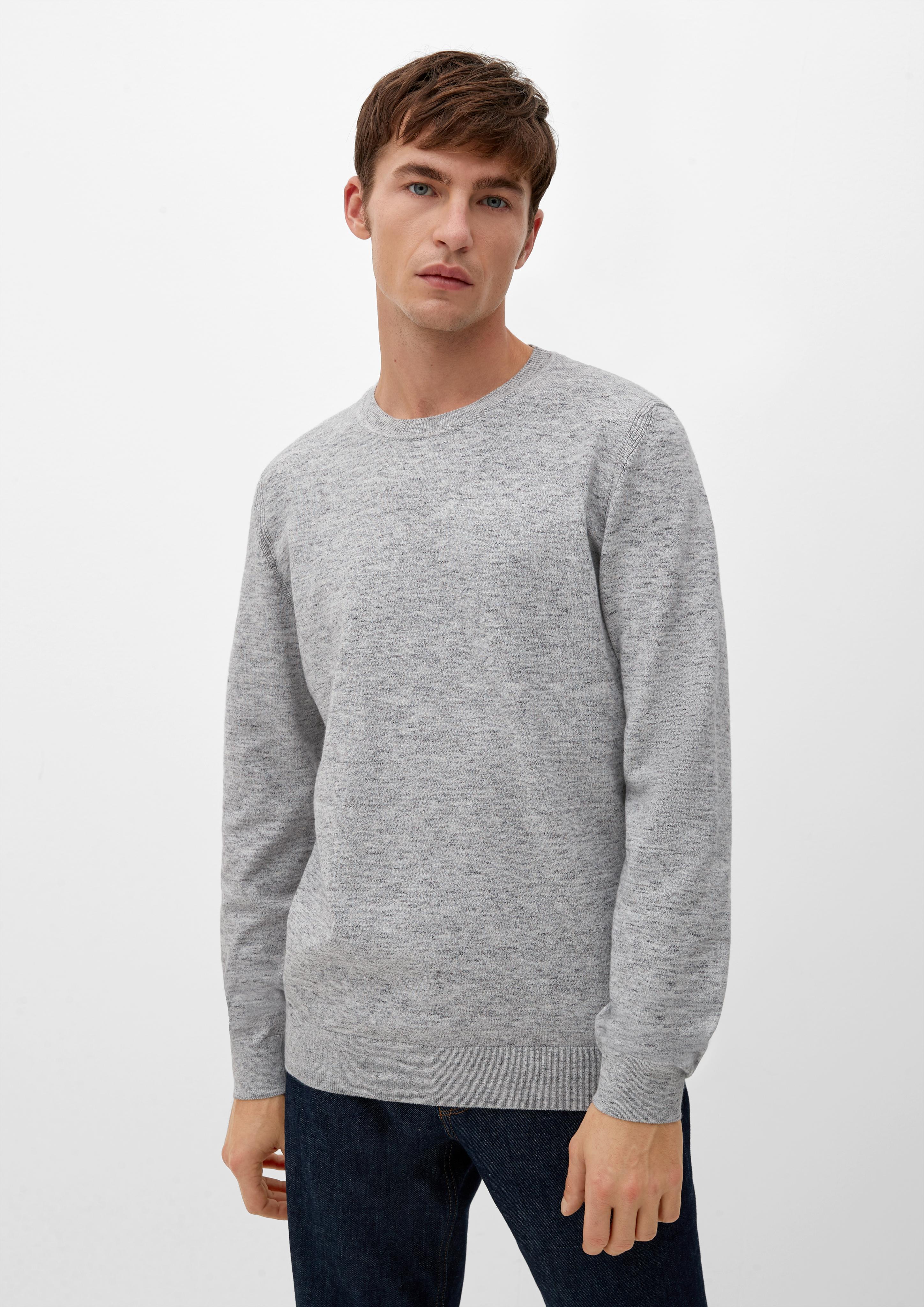 Strickpullover in melierter Optik  2124527-97W1