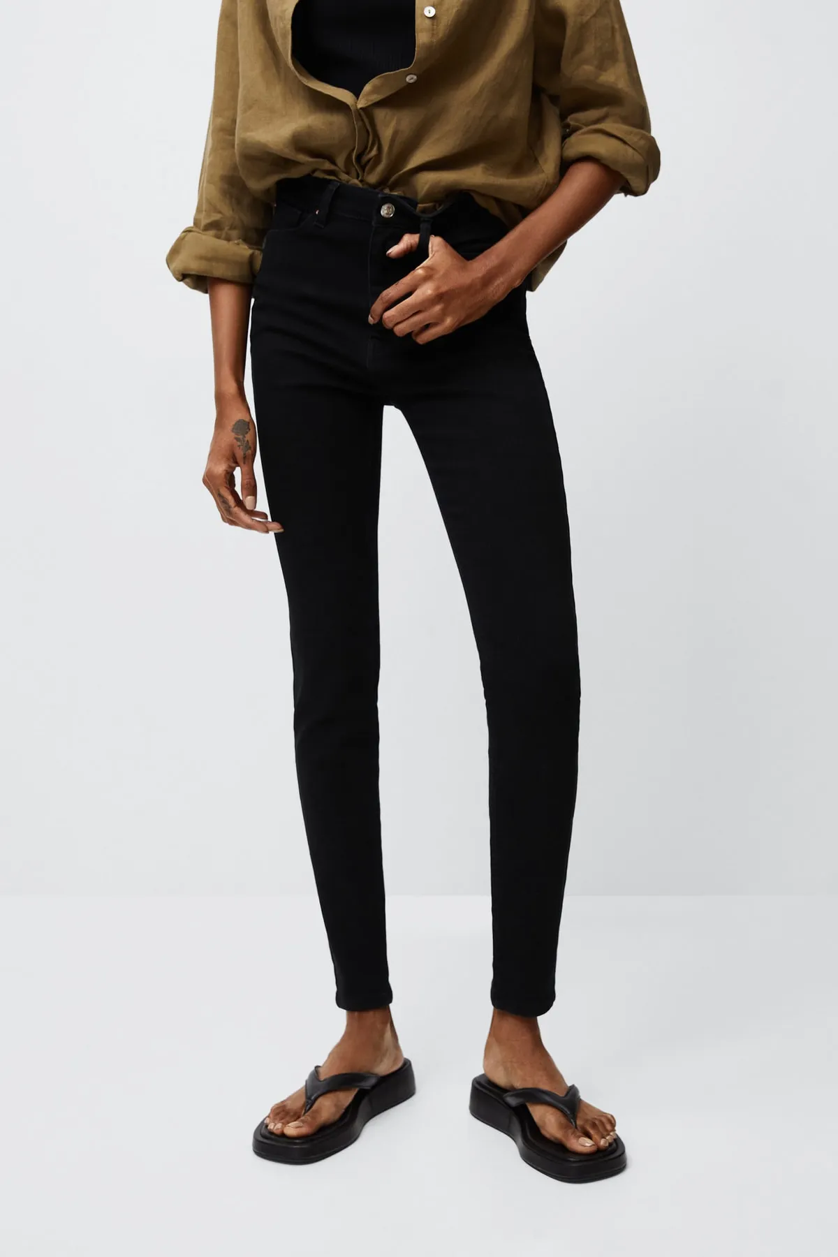 MANGO  Jeans - Schwarz - Skinny
