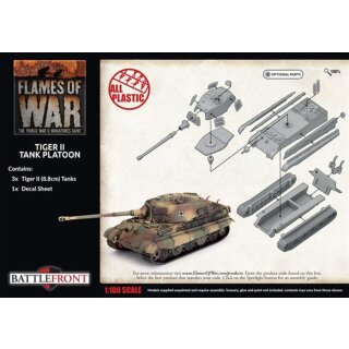 Tiger II (8.8cm) Tank Platoon