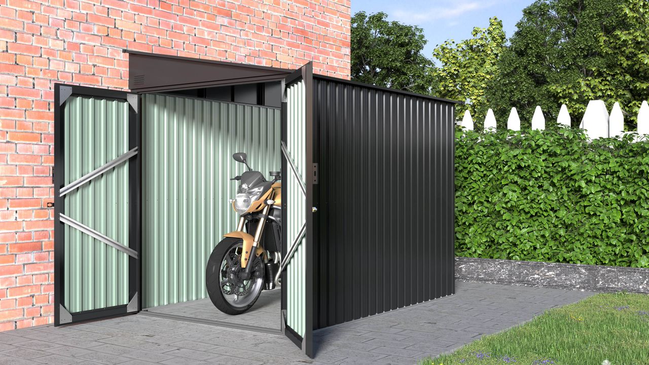 Green Yard Motorradgarage, ca. 236 x 162 cm