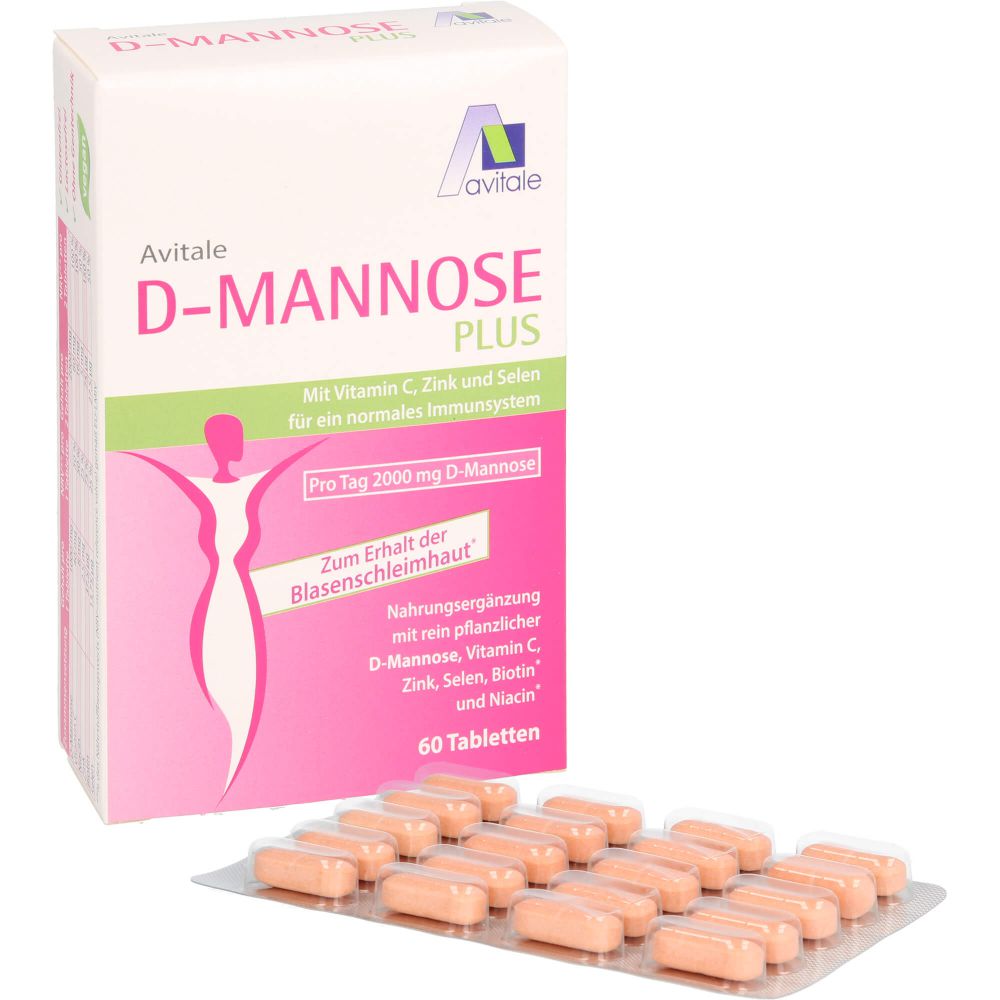 D-MANNOSE PLUS 2000 mg Tabl.m.Vit.u.Mineralstof.
