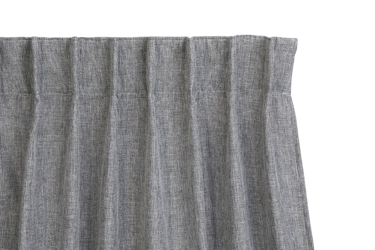 Lifa Living Vorhang - 150 x 260 cm - Haken - Silbergrau