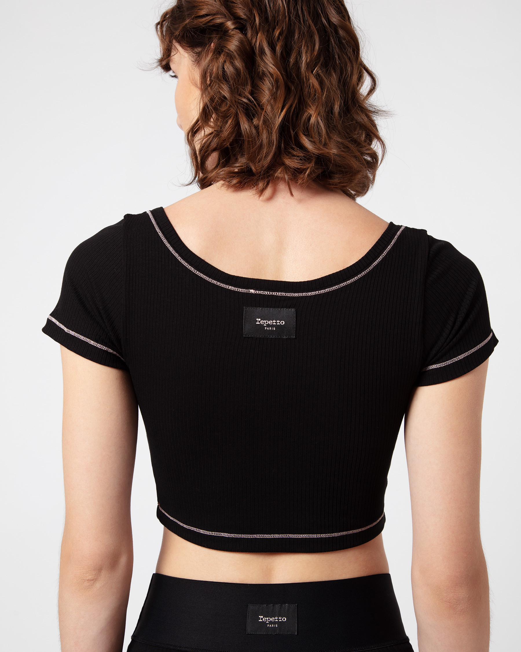 Ribbed short top