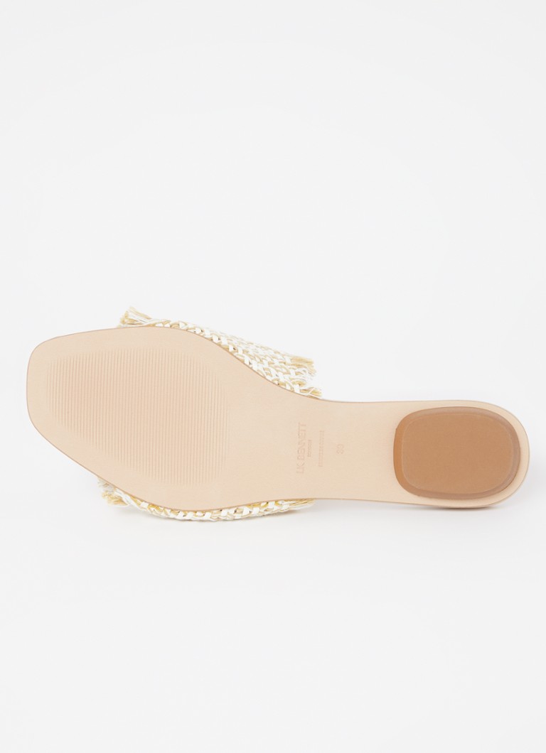 LKBennett Meera slipper with raffia details