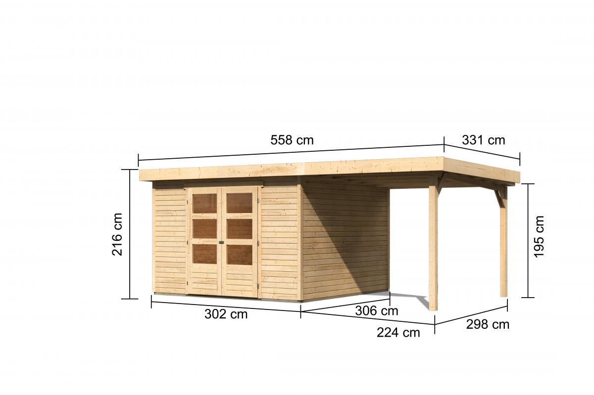 Woodfeeling Gartenhaus Ekenis 6